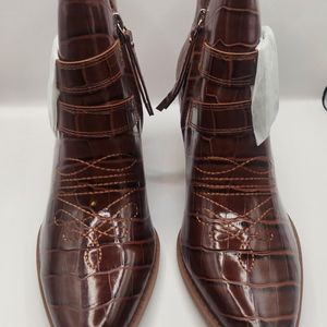 Ankle Booties With Buckle